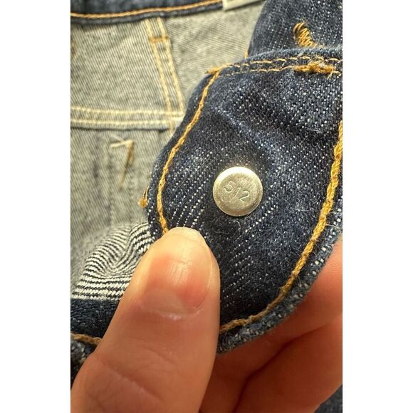 Size 10L Vintage Levi’s 550 Womens Dark Wash High Rise Relaxed Tapered Mom Jeans - Picture 6 of 8